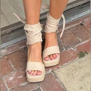 Paloma Barcelo Ankle Wrap Wedges